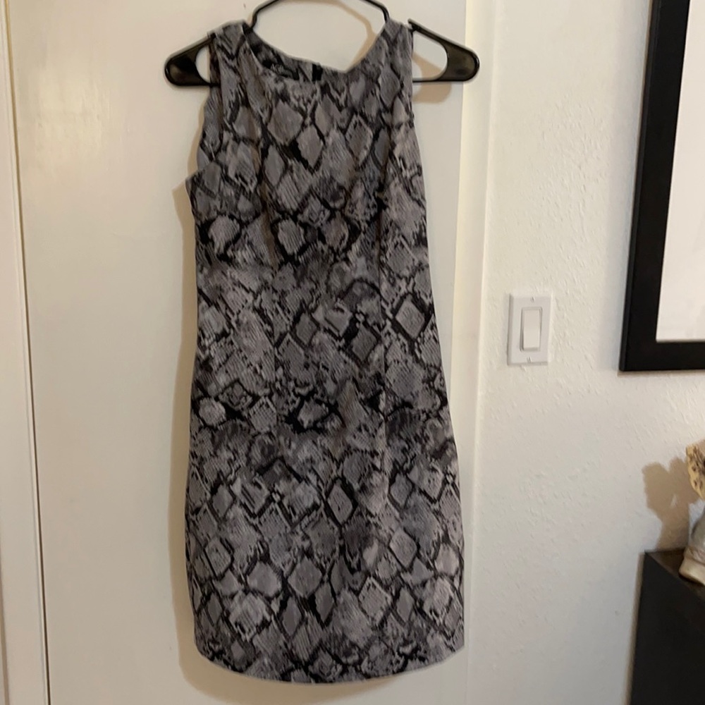 Dress size 6 snake skin